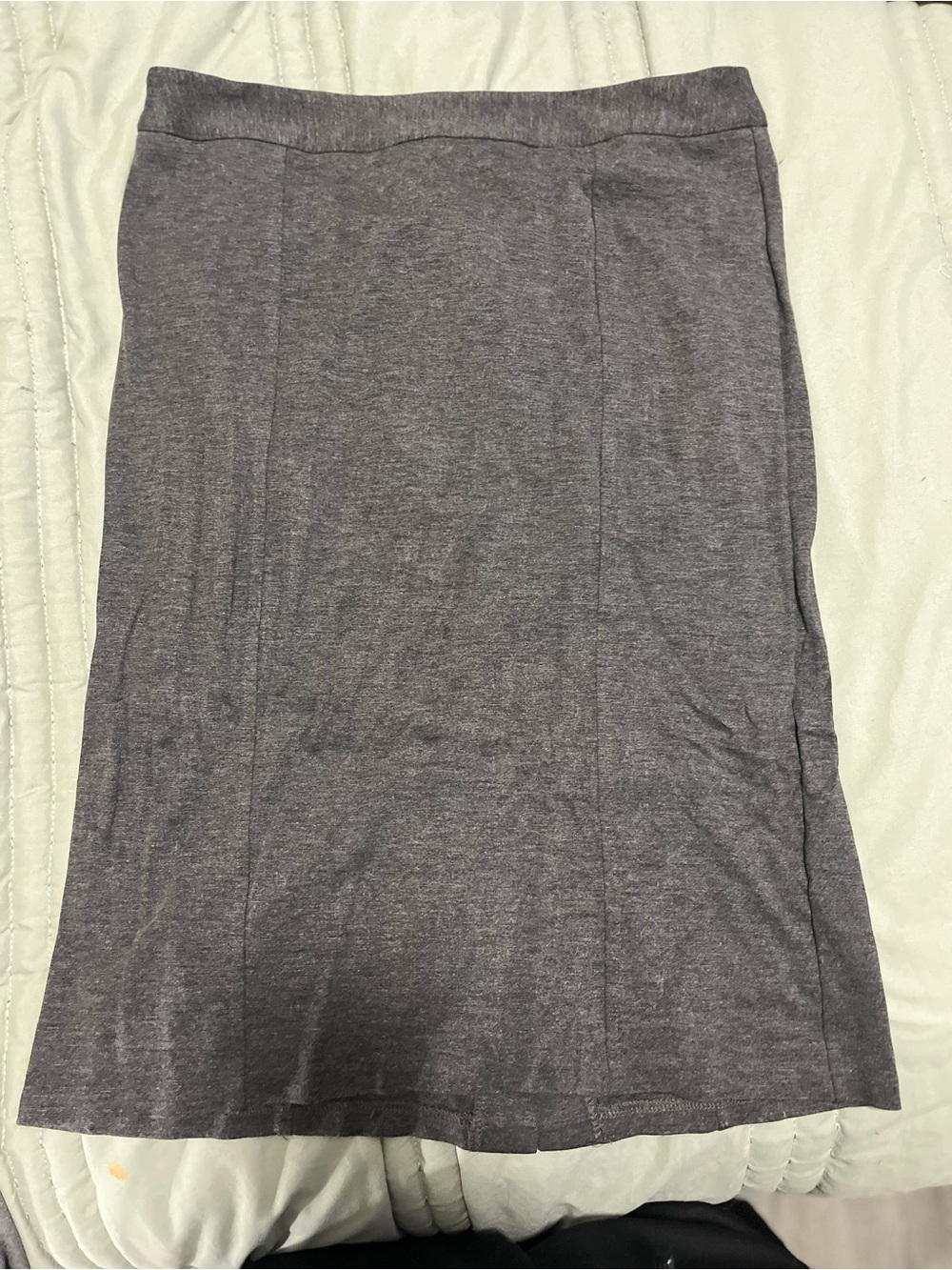 Classic Gray Women's Knit Skirt